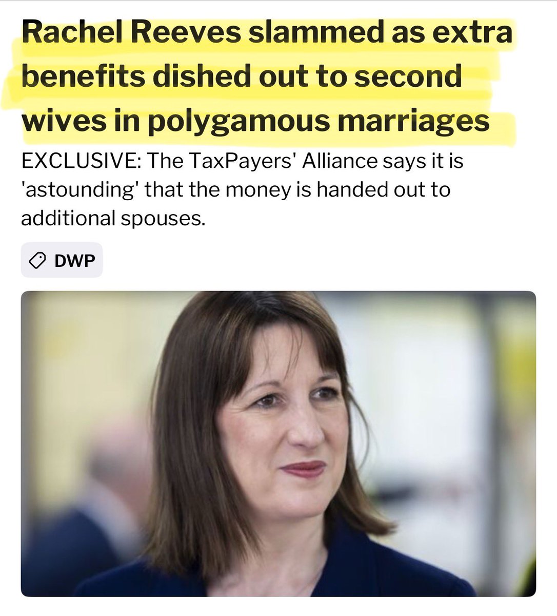 Artemisfornow's tweet image. Honestly? It’s no wonder people want to just give up.

2nd and 3rd wives in polygamous marriages, which are ILLEGAL in the U.K., are getting a welfare increase…. 

Because votes mean more than anything else 🤡🤡🤡