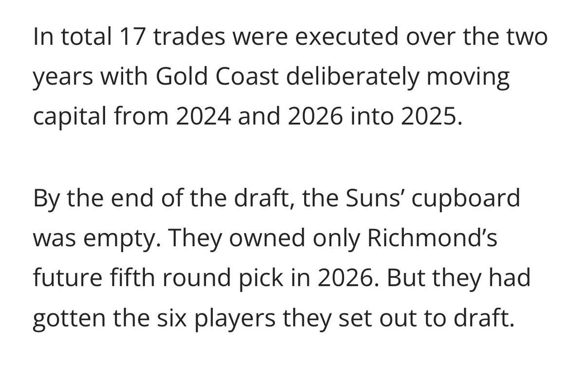 Two things are needed to achieve a result like this;

1. An actual desire to draft the kids from your academy because you know they have been developed to the level required 

2. Kall Burns

Your clubs have neither, as evidenced by multiple passed bids this year