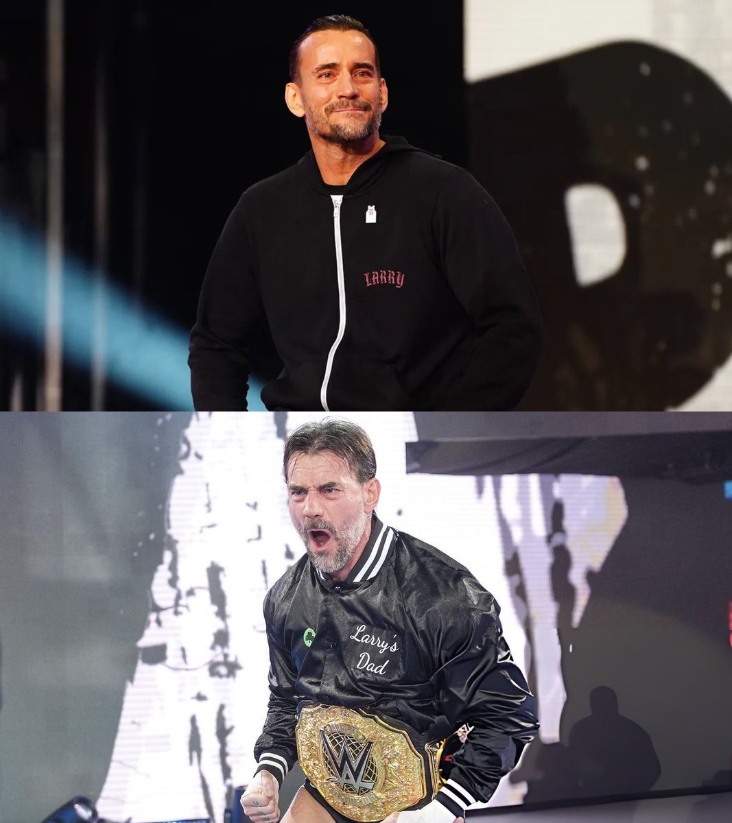 CM Punk first appearance back in wrestling in 2021 and his most recent one at Survivor Series.
He always had Larry’s name next to his heart since day 1 ❤️