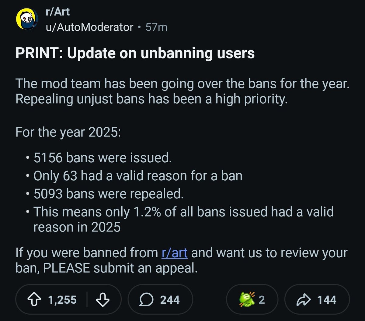 Designatedkitty's tweet image. “1.2% of all bans issued had a valid reason” bruh these mods power where tripping being an internet janitor.