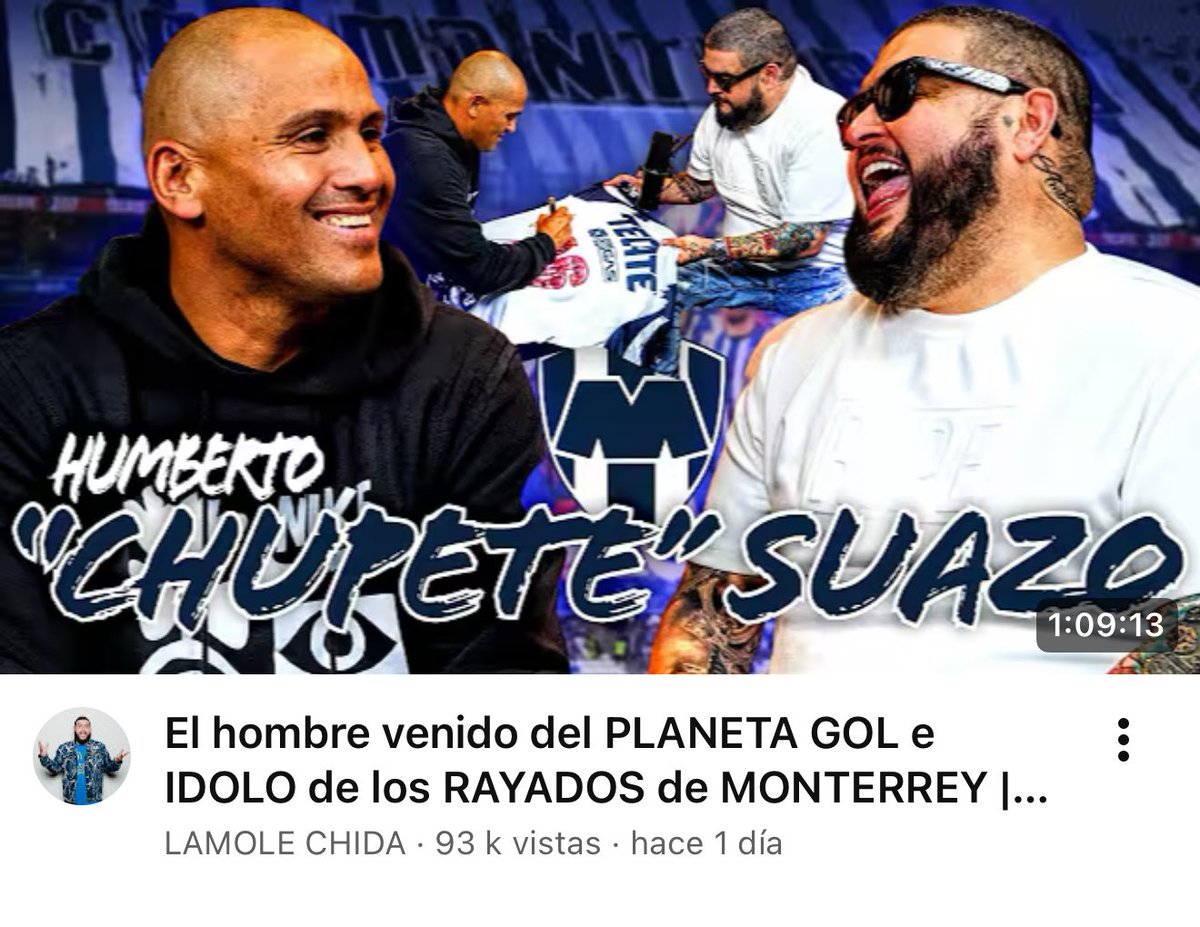 Grande Chupete !!!youtu.be/SXFJqHy2Ars?si…