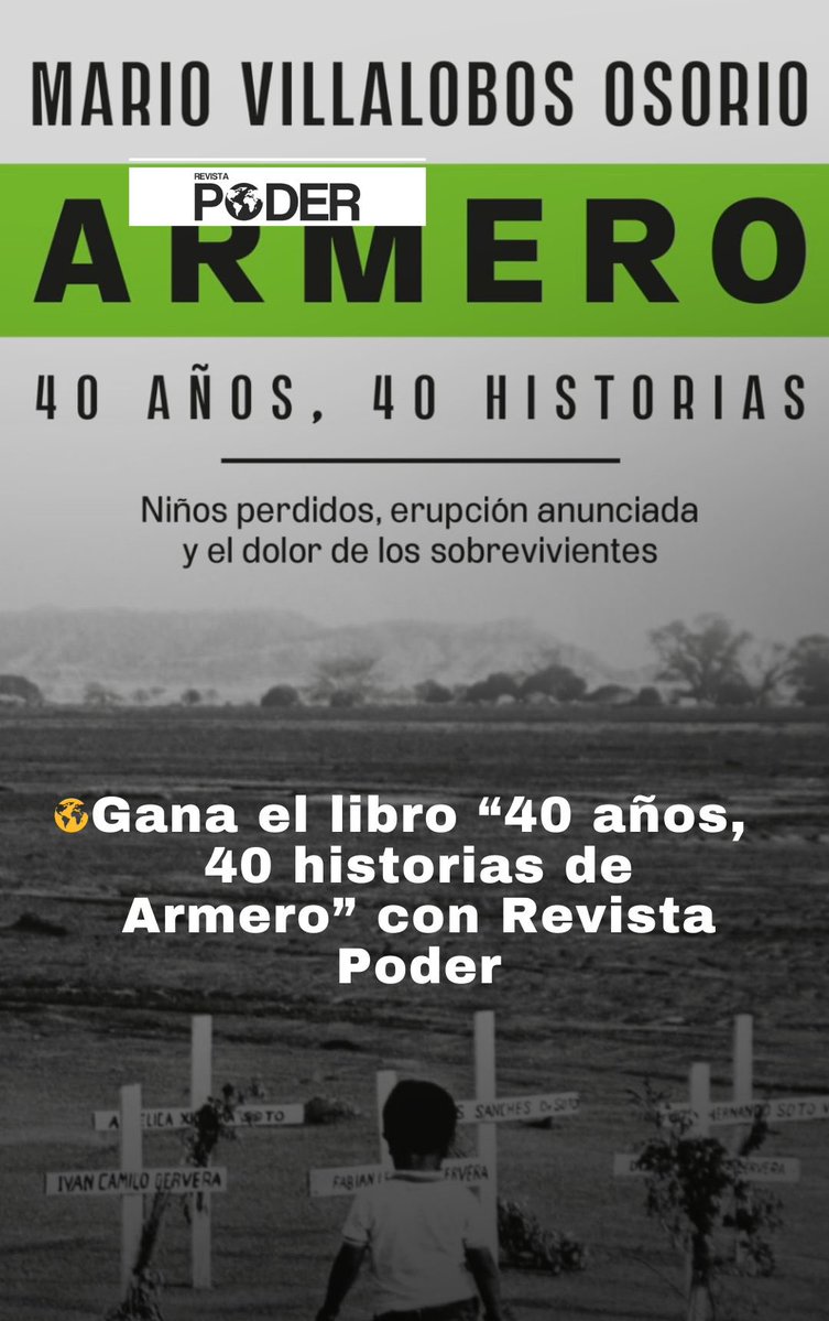 RevistaPODERcol's tweet image. #entrevistaspoder/Revista Poder te regala “40 años, 40 historias de Armero”. Síguenos en todas nuestras redes y cuéntanos por qué deberías ganarlo. ¡Participa y mantengamos viva la memoria de Armero!#revistapoder #noticiaspoder