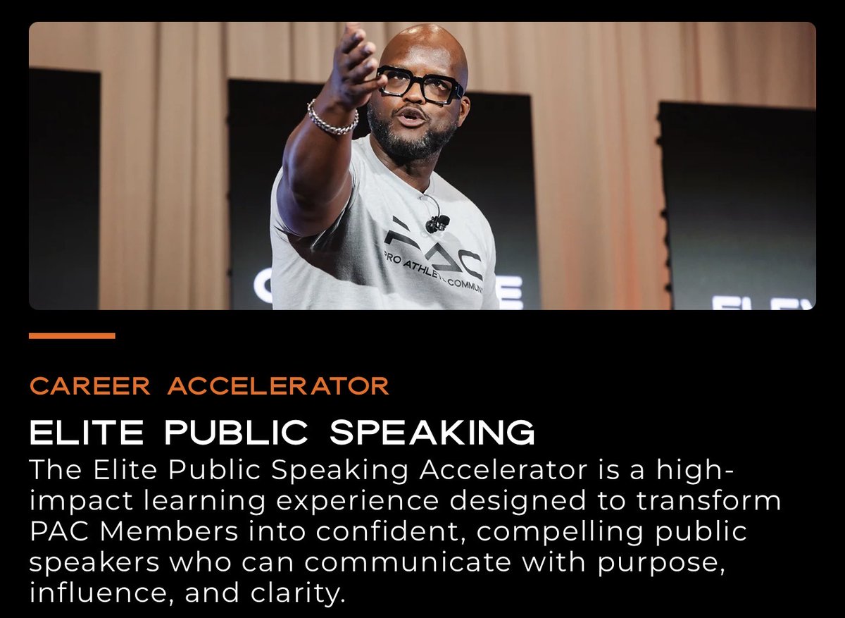 UnitedFBPlayers's tweet photo. UFPA × PAC 🤝
Career accelerators built for athletes: Sales, Leadership, Public Speaking, Fitness Business, Podcasting.
Skills that carry you far beyond sports.  Check out just a few of the accelarators here: 

#UFPA #PACAccelerator #AthleteTransition @ProAthleteCom https://t.co/dK2rqFTySG
