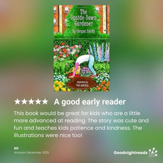 Wellbredbook's tweet photo. Check out this wonderful review of The Upside-Down Gardener! 

#chrysasmith #thewellbredbook #kidsbooks #bookreview #patachilles #goodnightreads https://t.co/Q1xbQ5qAez