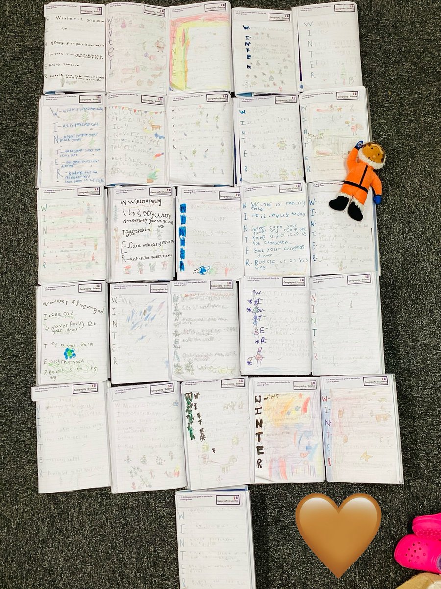 ❄️
A very proud teacher this evening!

Pathfinders have been working extremely hard to create winter themed  acrostic poems!

I just had to take the opportunity show off the beautiful work produced.

🩵🤍🩵