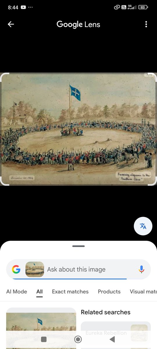 AuditingAustra1's tweet photo. The Eureka Stockade was a rebellion on December 3, 1854, by gold miners in Ballarat, Victoria, against the colonial government. https://t.co/gb2NT64BnL