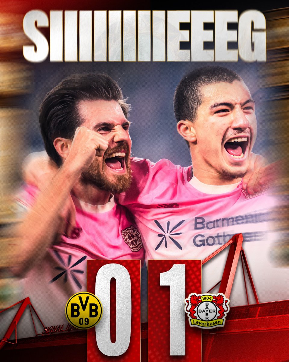 bayer04fussball's tweet photo. JAAAAAA! Die Reise geht weiter - wir stehen im Viertelfinale! 🤩

#BVBB04 0-1 | #Bayer04 | #DFBPokal https://t.co/GhvWRCJ4QF