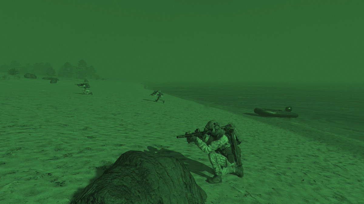 1erAmfibi's tweet photo. ♠️USMC Force Recon team infiltrated behind enemy lines to ambush an enemy convoy.  

Un equip de Marines Force Recon es va infiltrar rere les línies enemigues per a emboscar un comboi enemic.

#Arma3 #MILSIM #català #1ramilsim #simulation #recon #forecon https://t.co/3iORN1tc8o