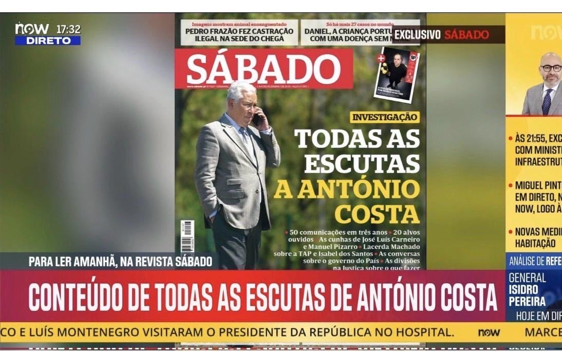 A PGR proíbe o interessado de aceder ao processo, para logo a seguir este ser impunemente entregue à comunicação “social” do costume
UMA VERGONHA!
Que mais tem de acontecer para os responsáveis políticos ganharem coragem e assumirem que, em nome da democracia, isto tem de acabar.