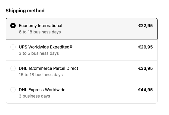 My European ass looking at this + customs VAT