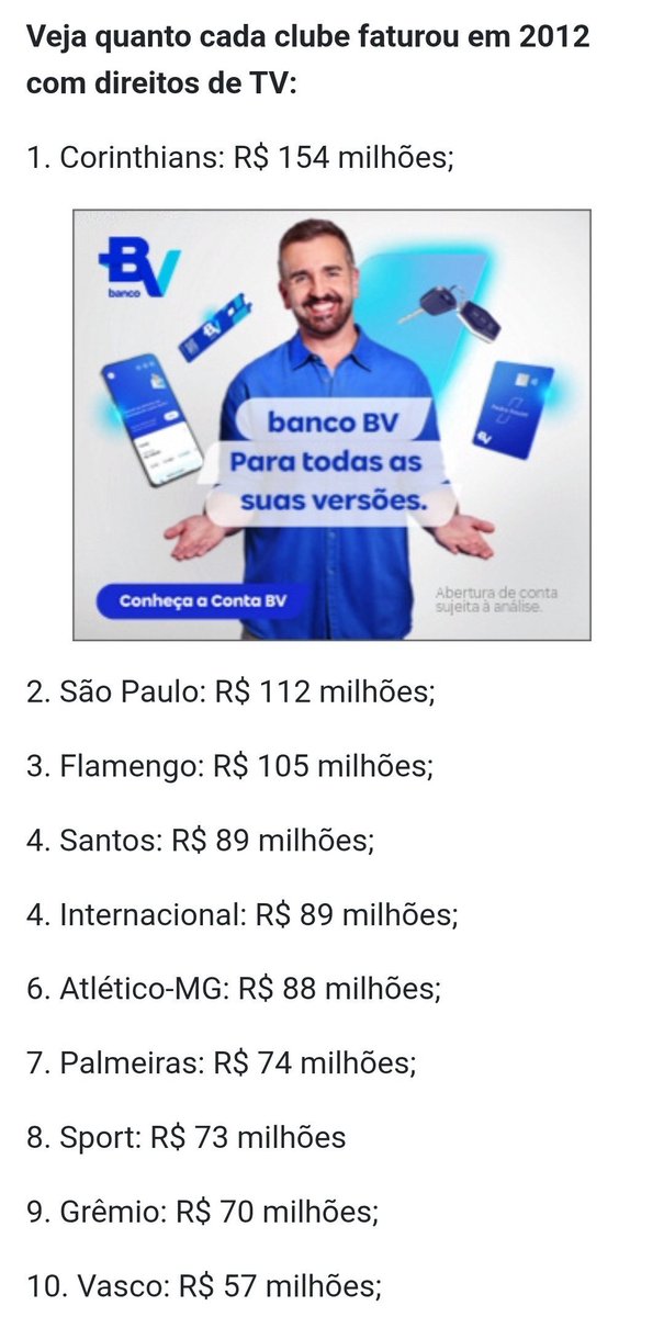 delaurentiis_br's tweet photo. @a_esportivo Ninguém falava que ganhava mais dinheiro de tv, né? https://t.co/7I9pxgLMpo