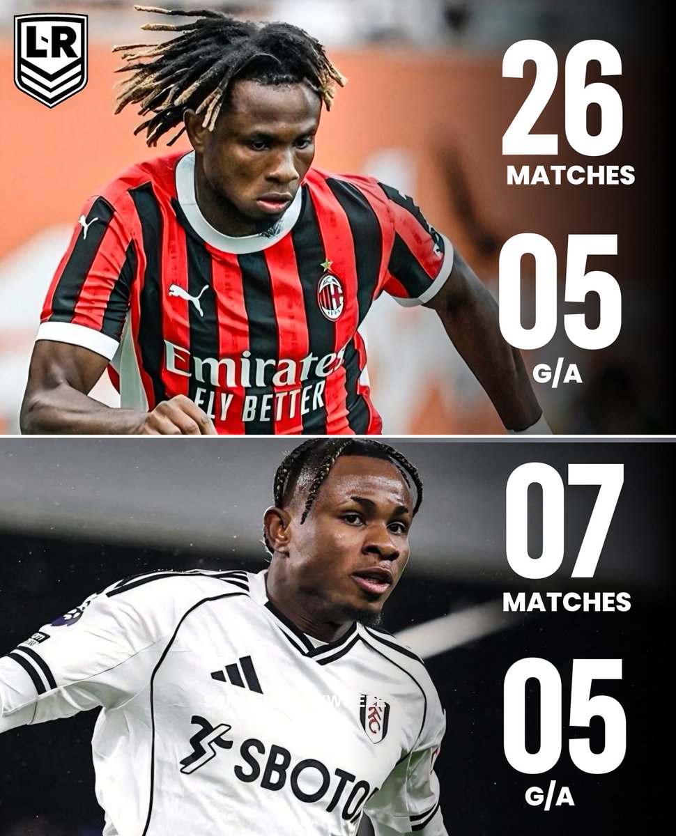 In just 7 matches in the English Premier League, Samuel Chukwueze has equalled his last season's goal contributions for AC Milan in 26 Serie A matches 💫

Samuel Chukwueze is having a good time in England ⚡️