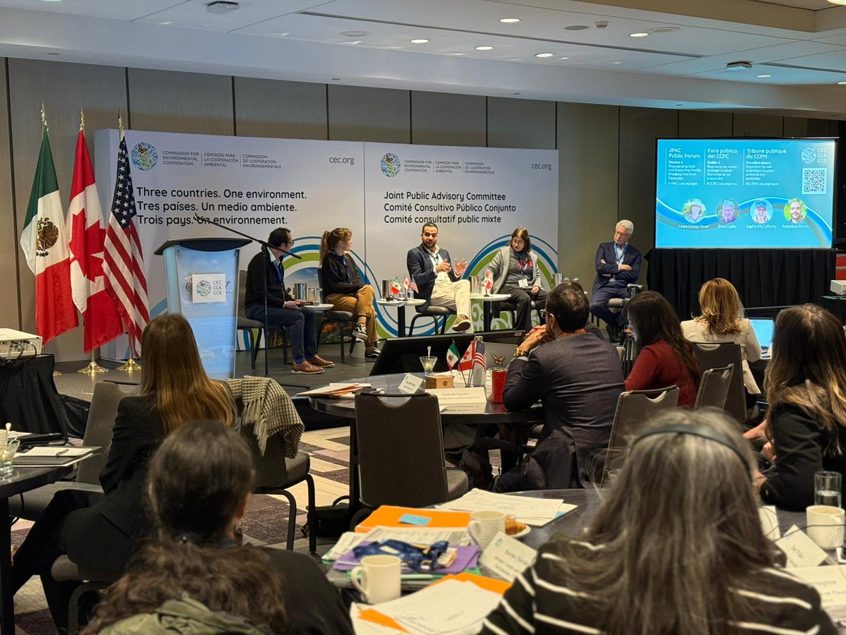 CECweb's tweet image. A huge thank you to everyone who attended in person in #Montreal &amp;amp; to those who joined from across #NorthAmerica for this year’s #JPAC Public Forum. ♻️🌳🍃🌎

Check out the highlights in our Instagram stories: 👇
instagram.com/stories/highli…