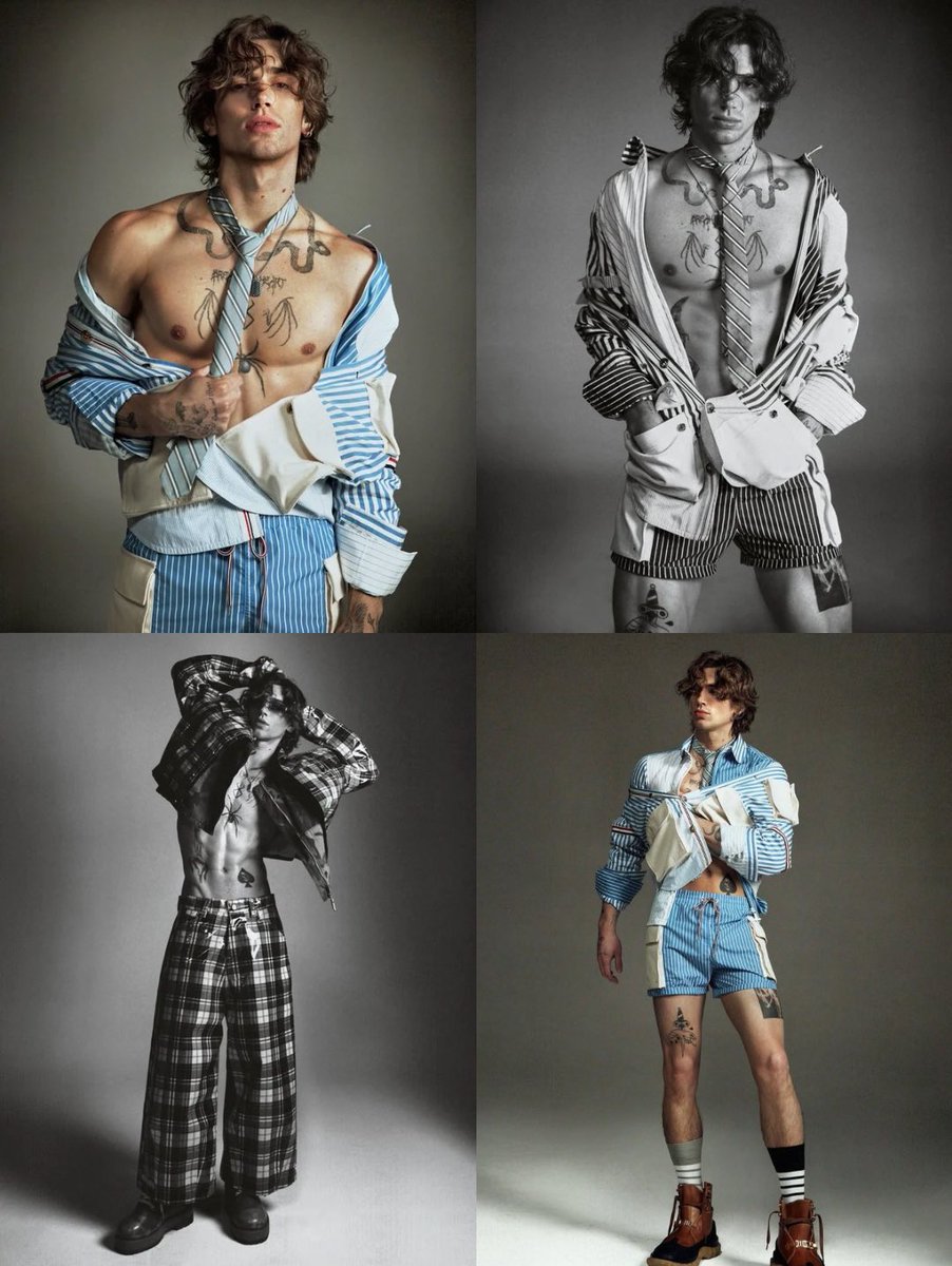 sexydailyguys's tweet image. Vinnie Hacker for GQ Hong Kong