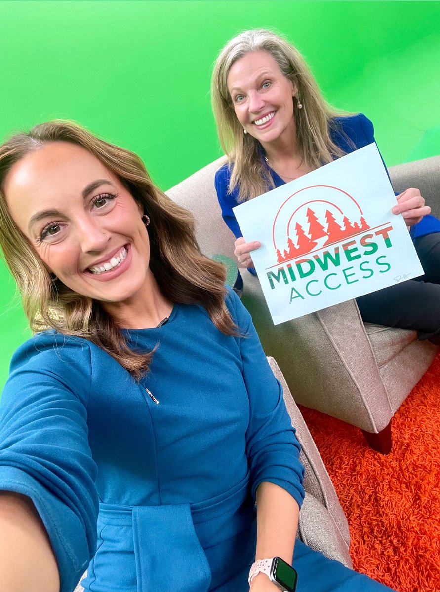 Filling in as cohost on Midwest Access with Viv! Tune in today at 4pm 💙🧡 <a href="/KTTCTV/">KTTC TV</a>