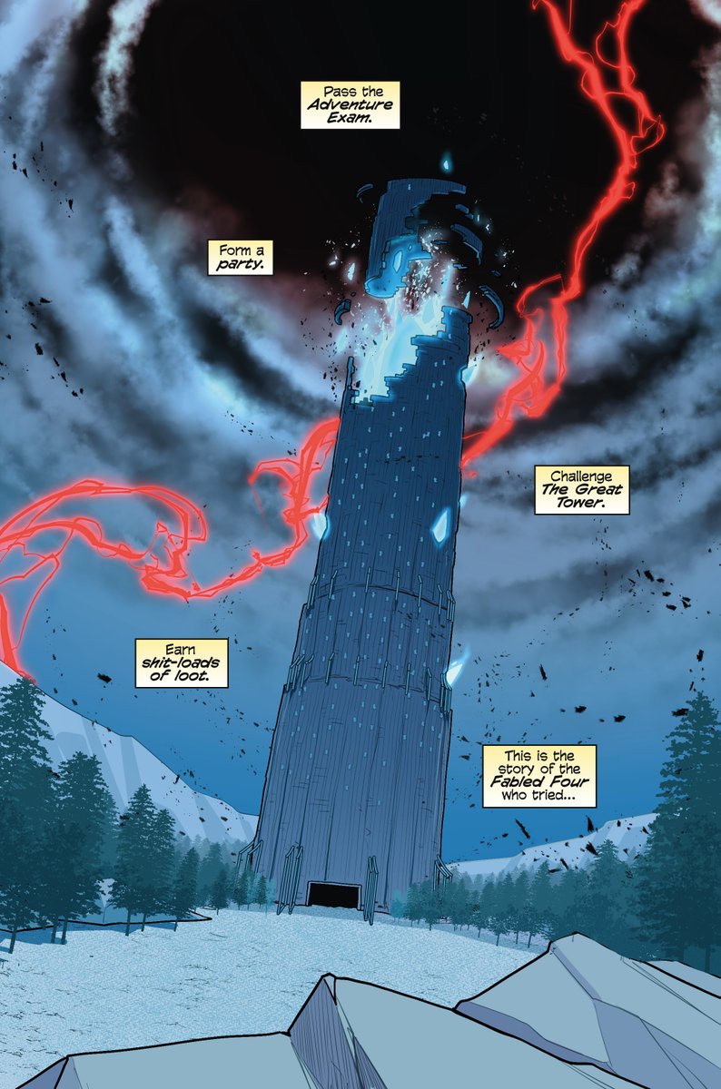 🧙‍♂️Would you enter The Great Tower?

Find out by backing Fabled Four Remake 1&amp;2 on Kickstarter!

#indiecomics #kickstarterreads

kickstarter.com/projects/jamie…