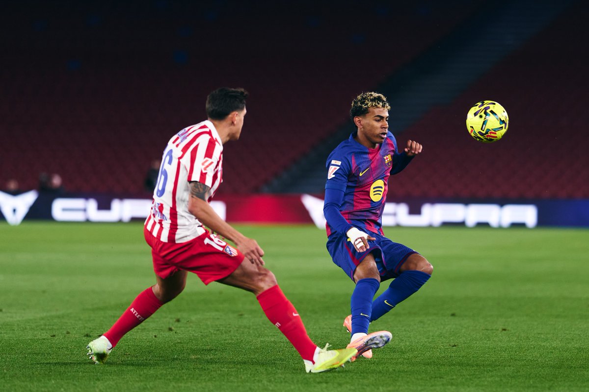 🔄バルサ交代 （後半43分） クリステンセンIN ラミン・ヤマルOUT