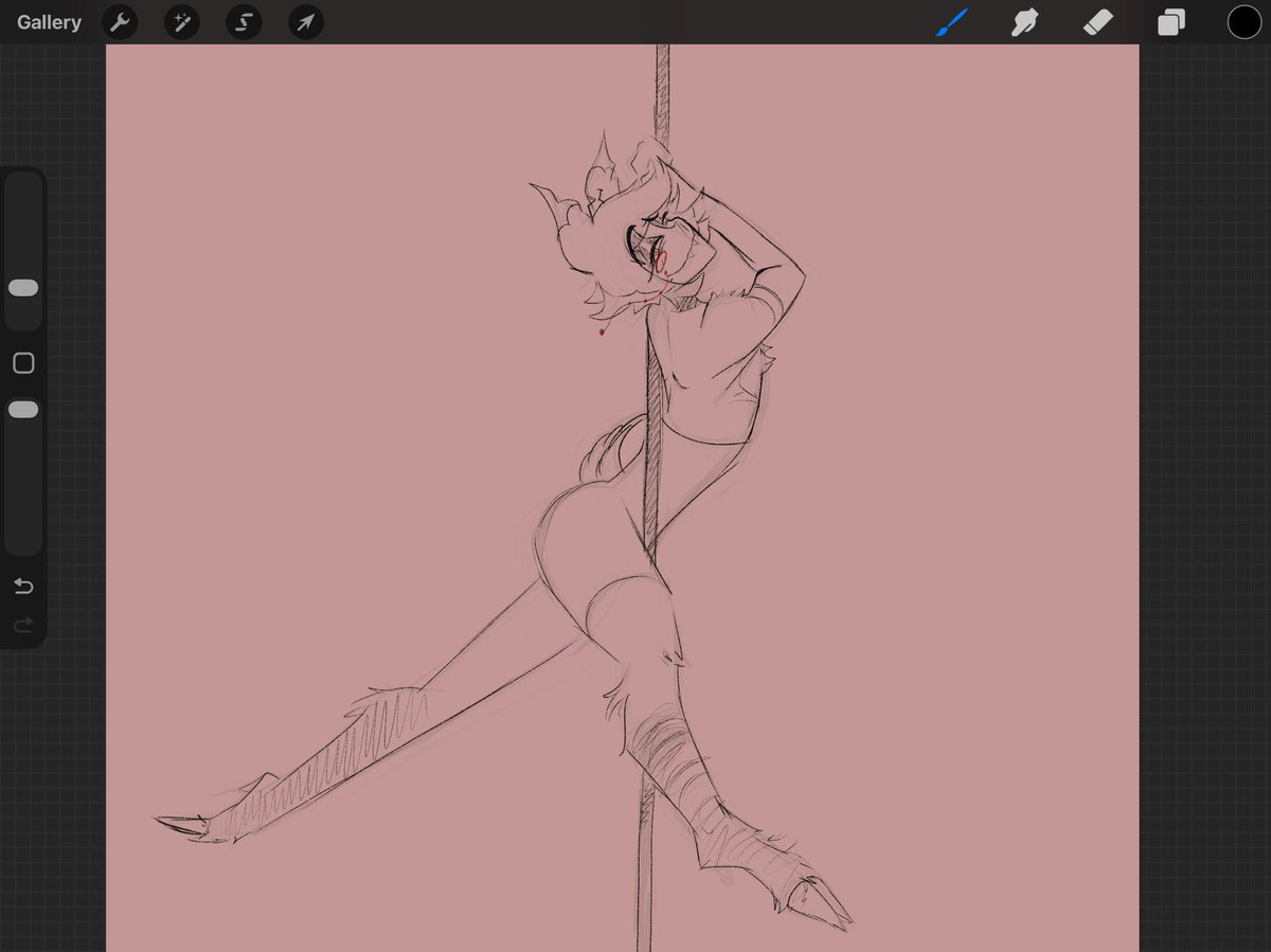 A sketch 
#alastor #HazbinHotelFanart #HazbinHotelAlastor