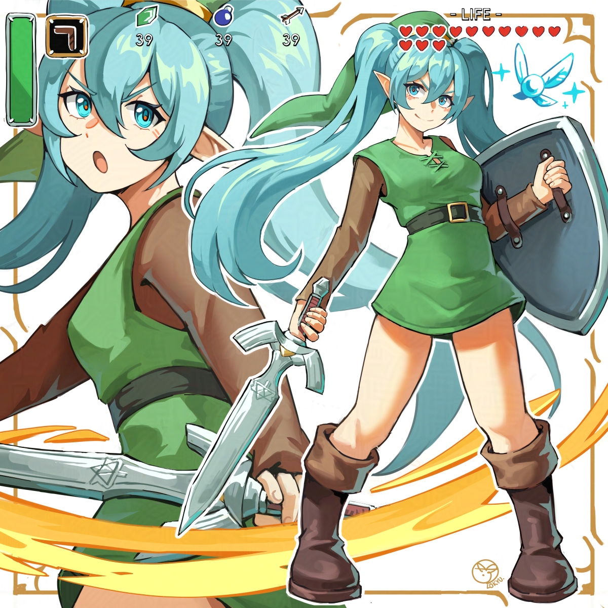 A Miku to the past!
#初音ミク