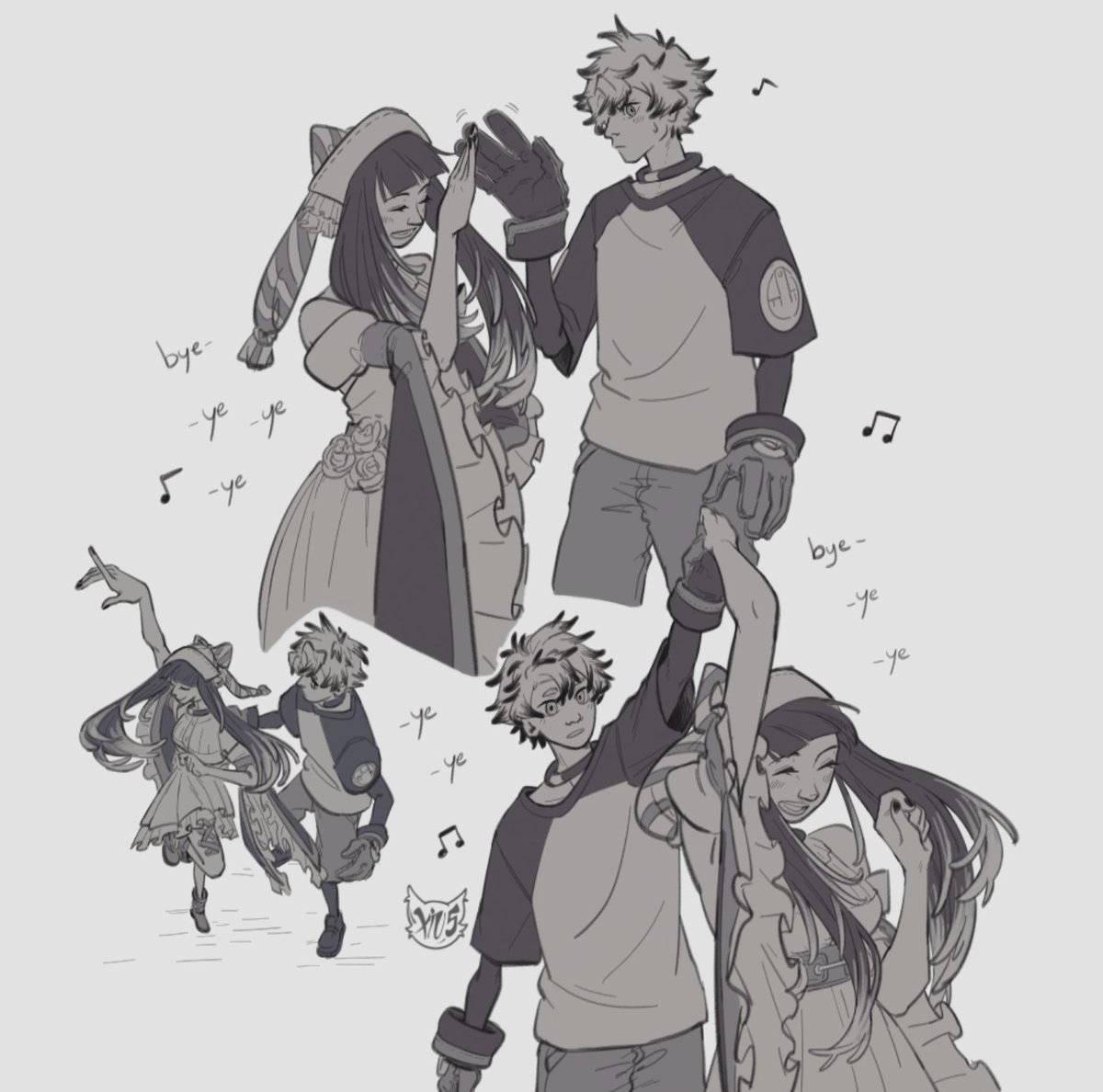 These sweeties 
#GACHIAKUTA #GachiArt