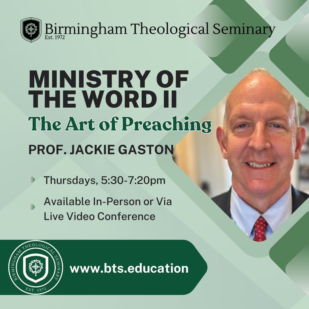 BirmingTheoSem's tweet image. Here is another great spring course with Jackie Gaston! View the entire spring course schedule here: bts.education/spring-2026-sc…