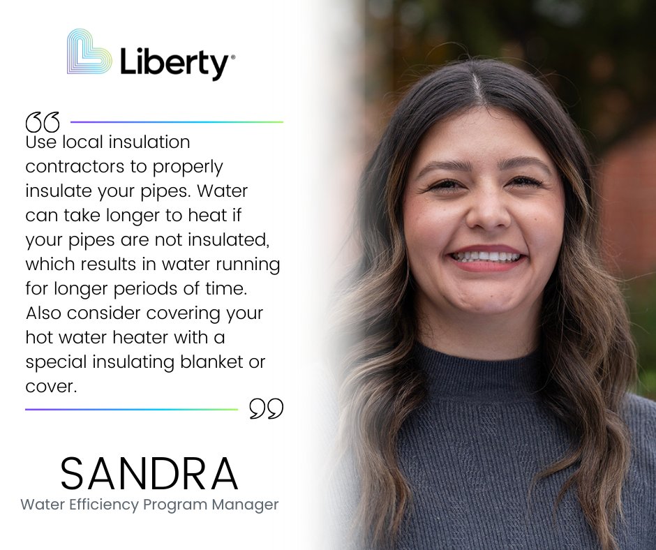 Water conservation advice from Sandra, our water efficiency program manager! #TipTuesday