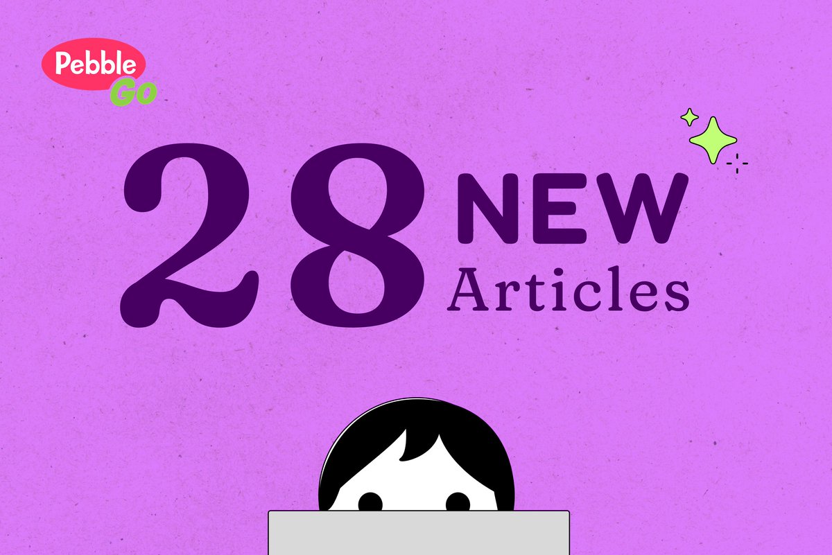 PebbleGoHQ's tweet image. Looking for fresh content to support your classroom this December?

PebbleGo Next just added 28 brand-new articles to inspire curiosity and keep learners exploring!

See what&apos;s new: ow.ly/JO1p50Xxwkz

#PebbleGoNext  #ClassroomResources #TeachingTools #EdTech