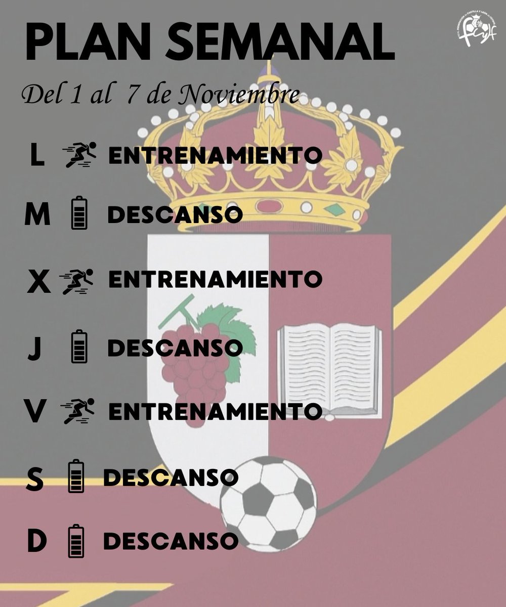 Tras la derrota del sábado frente al Noname Club, toca aprovechar el puente para resetear. 💛🖤

Jornada de pausa en la Liga, pero no de desconexión total. Ya tenemos la mirada puesta en el próximo reto: La Bañeza. 🔜⚽️
Volveremos con las pilas cargadas y la ambición intacta.
