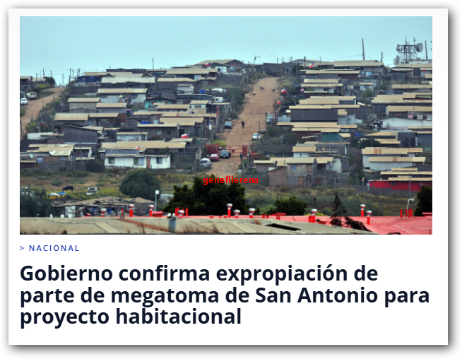 Es decir, incurres en un delito, usurpas la propiedad de un tercero y todo Chile tiene q pagarte la vivienda... muy mal pronóstico.