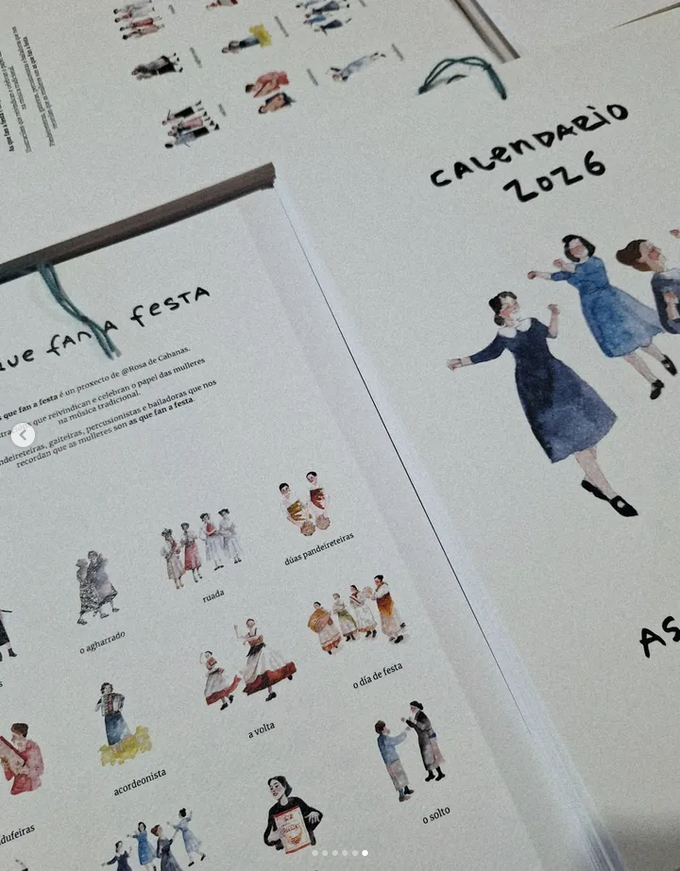 O calendario de <a href="/rosadecabanas/">rosa de cabanas</a> vén máis festeiro ca nunca!!!! #Asquefanfesta

Información e puntos de venda no seu Instagram.

#agasallacogalego
#agasallaengalego
#ano2026