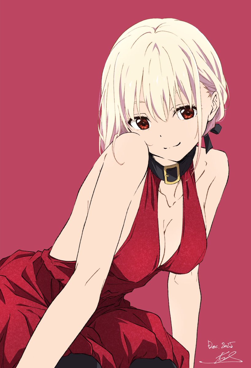 aleos696's tweet image. 千束、December.🟥
#リコリコ