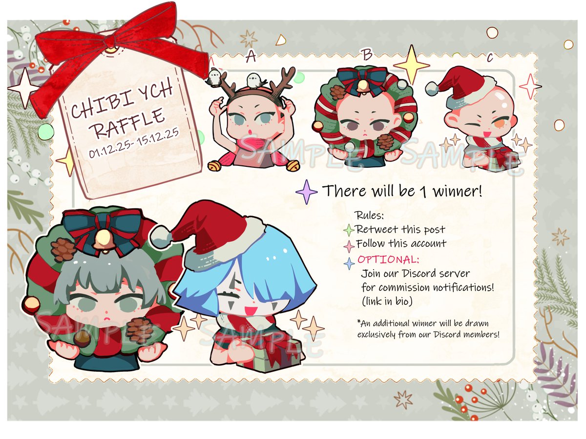 tunasushicomms's tweet photo. 🎄 We are running our yearly raffle 🎄  

Rules to enter: 
⭐️ Follow this account + RT this post!
⭐️ One winner will be chosen here, and an additional winner will be drawn exclusively from our Discord server (link in bio!)

Thank you for participating ⛄️ https://t.co/PdBIWrkDth