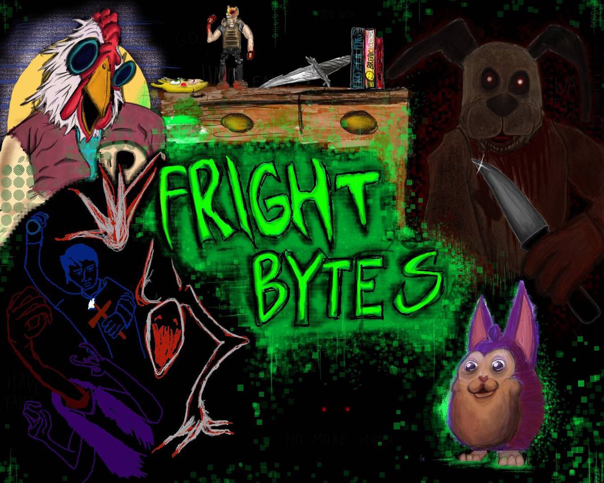 🚨HOUSE ANNOUNCEMENT🚨
Prepare to live through the most terrifying scenes of your favorite Indie Horror Games in this monstrous mashup haunted house. 

Experience Duck Season, Faith: The Unholy Trilogy, Hotline Miami, and more in FRIGHTBYTES, only at Minecraft Monster Mayhem.