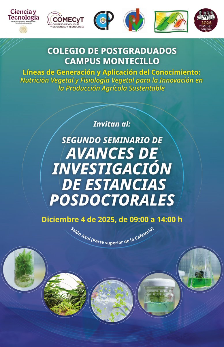 Segundo #Seminario de Avances de #Investigación de #Estancias #Posdoctorales. #campusmontecillo