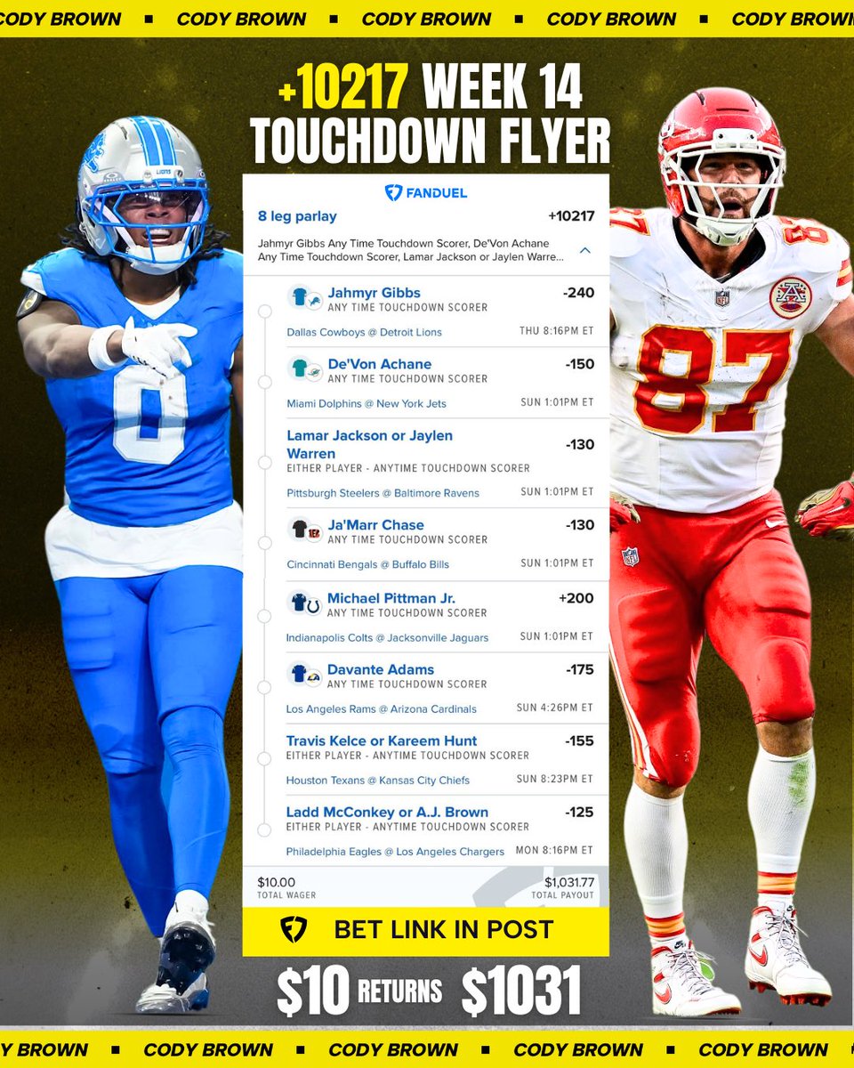 Cody Brown Bets tweet media