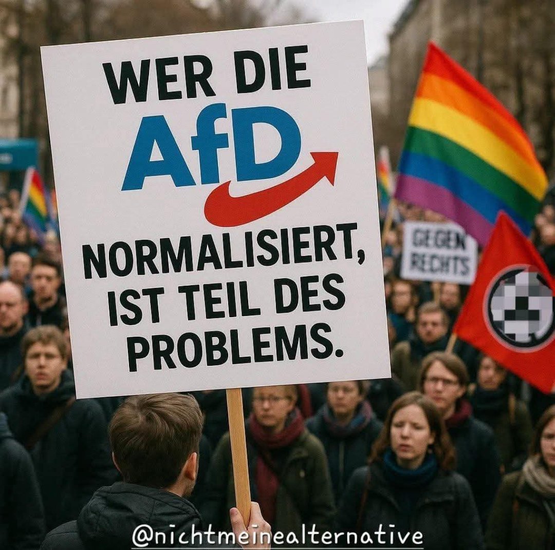 Tja #Lanz - die Trixie gehört zur #AfDSindFaschisten , natürlich stellt man sich gegen diese blaubraune Brühe
#Lanz