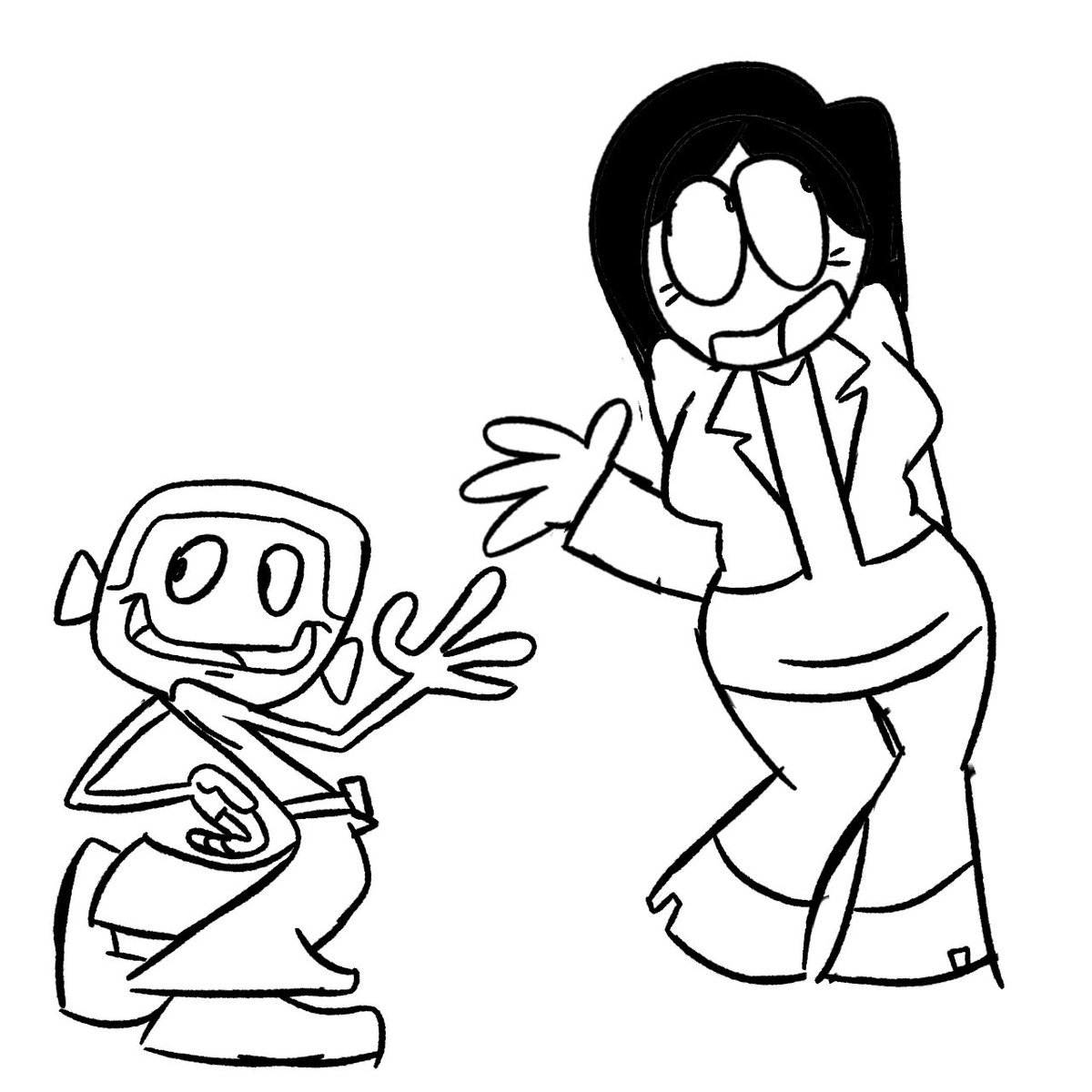 john_o_animado's tweet image. Fiz na aula 
Teste de character design sei lá