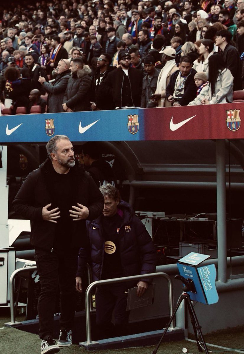 Ellis_'s tweet image. More respect needs to be put on Hansi Flick’s name tbh.

Had to deal with an injury crisis all season, hasn’t been backed at all with significant signings since taking over last season yet still always has Barça competing in all comps.