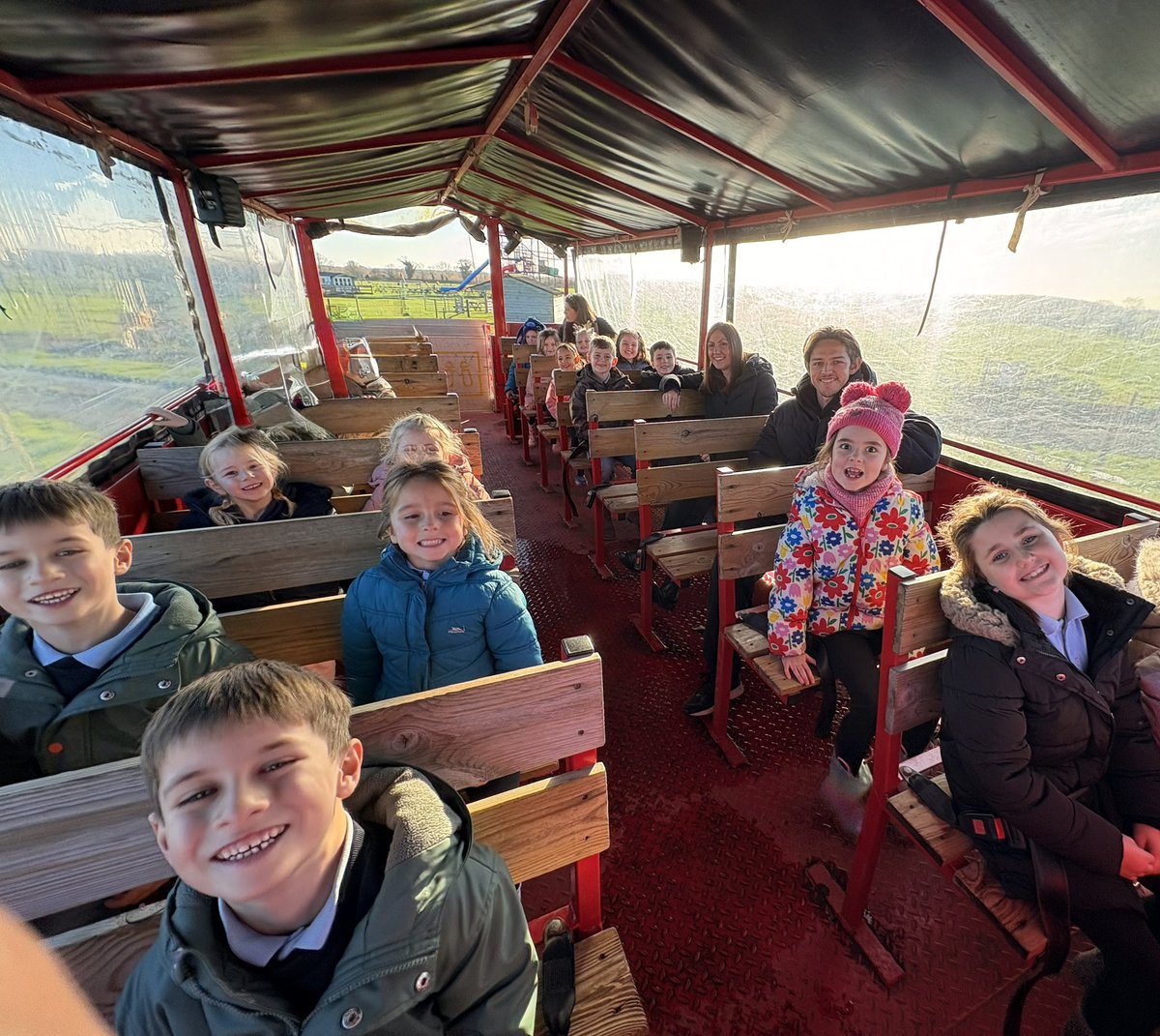 What an amazing Christmassy trip today to Rand Farm with EYFS and Class 1! 
We did it all and enjoyed every minute! 
Hugely proud of all of you ⭐ 🎅🏻 🎄<a href="/Sturtonhead/">Mark Elliott</a> <a href="/MissNewboult/">Miss Newboult</a> <a href="/GoodsonZak/">Zak Goodson</a>
