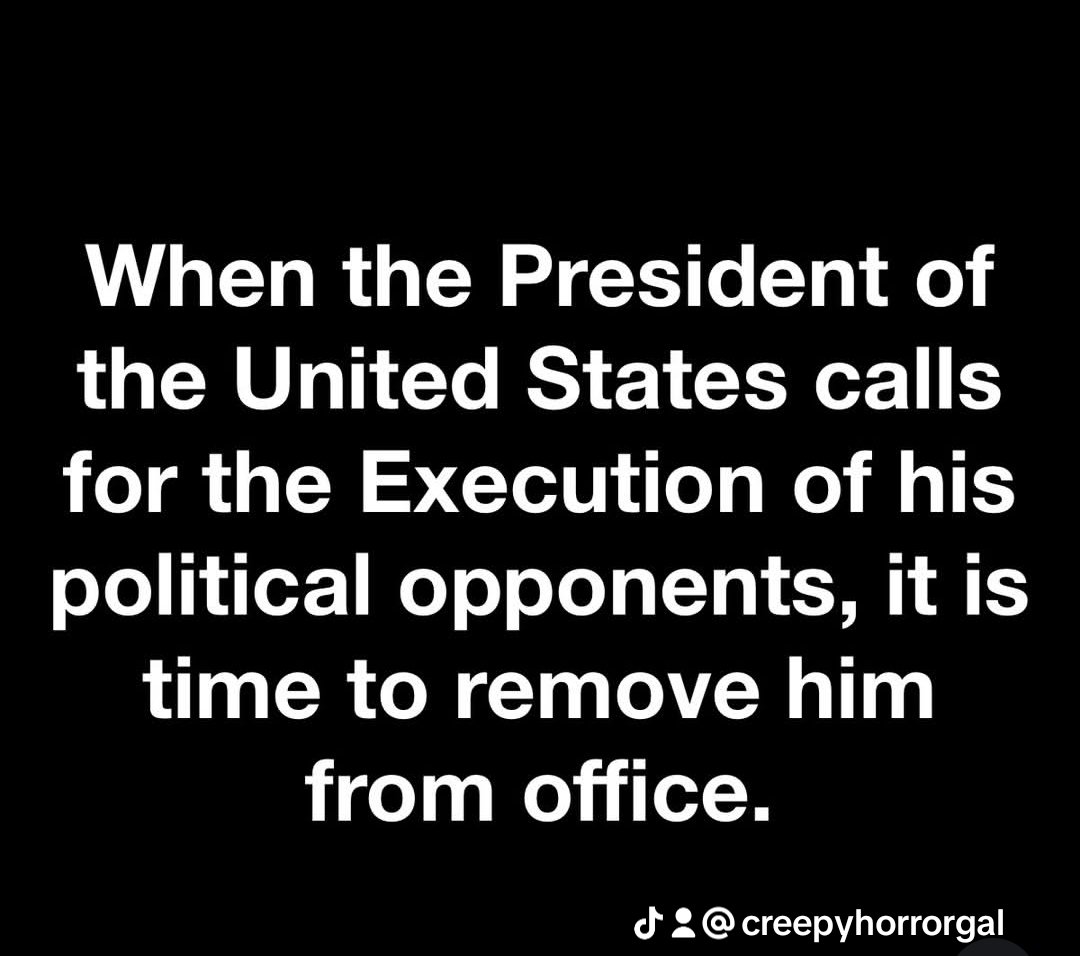 📢 When the President starts cosplaying as a dictator, it’s not a phase—it’s a constitutional crisis. 

🎪🍫🤬 #MAGA #DonaldTrump #Treason #Trump #FDT 🤬🍫🎪