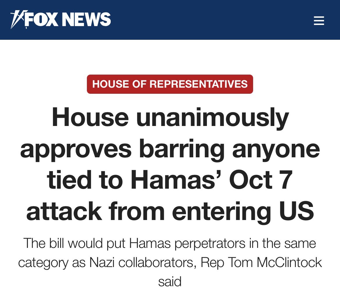 Thank you <a href="/RepMcClintock/">Tom McClintock</a> of California for this common sense bill which passed unanimously.