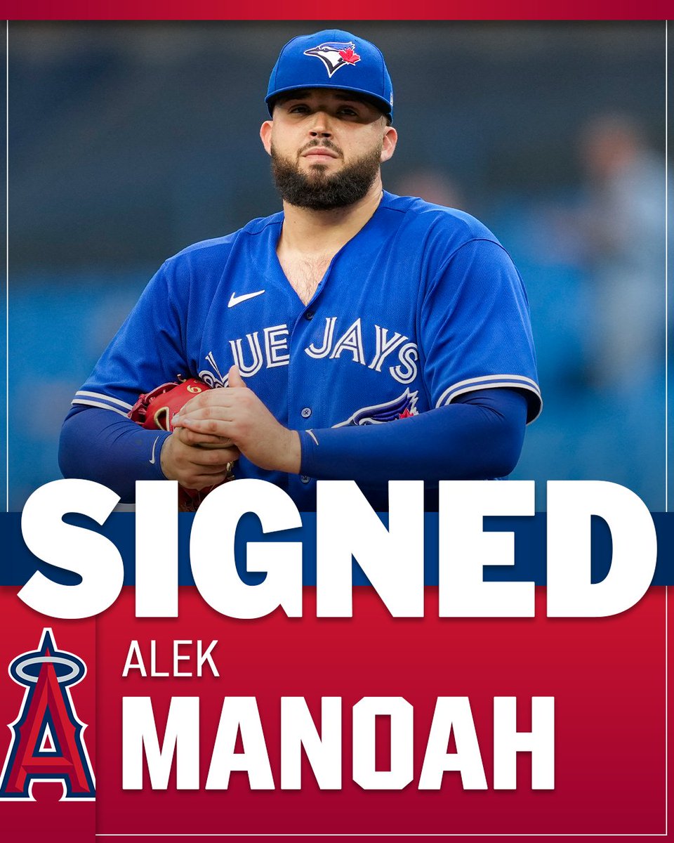 RHP Alek Manoah and the Angels are reportedly in agreement on a 1-year Big League deal.