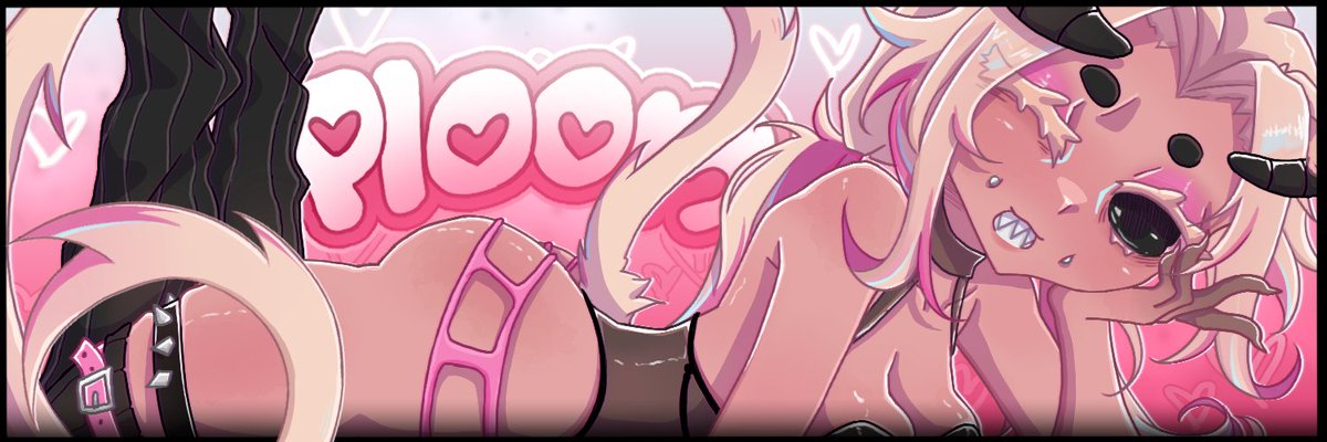 Banner for <a href="/Ploomfii/">PLOOM 🤍</a>!!!🩷💚
Thank u for the commission! 

#VGenComm