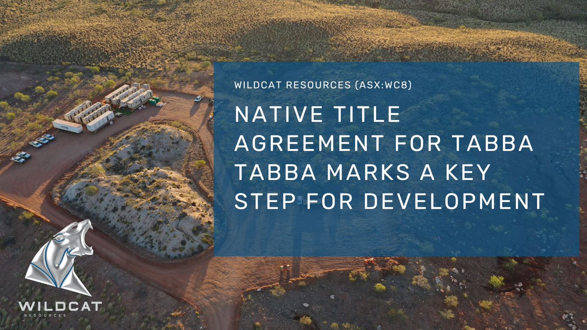 We’ve signed a Native Title Agreement with the Nyamal native title holders, the Traditional Owners of the land on which our Tabba Tabba Project is located.

The signing of this Native Title Agreement represents a significant milestone for Wildcat and the Nyamal Aboriginal