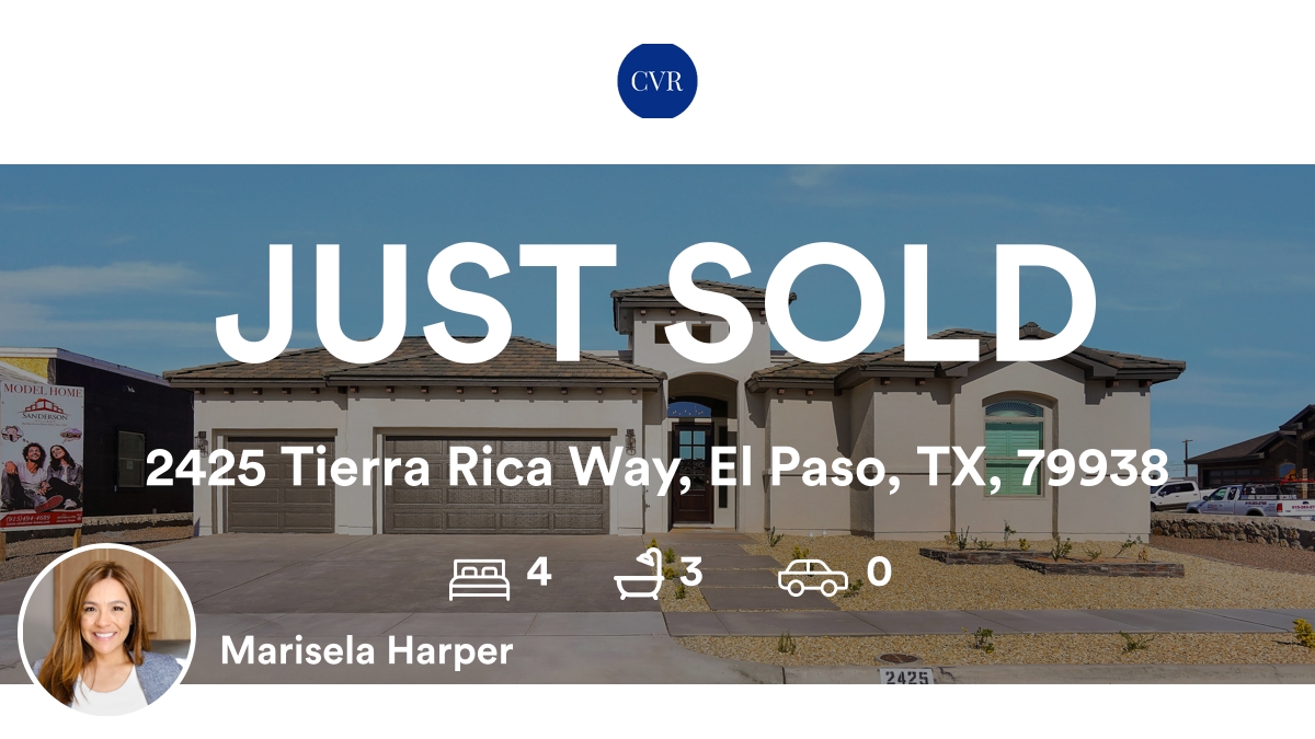 mariharper's tweet photo. 🛌 4 🛀 3
📍 2425 Tierra Rica Way, El Paso, TX, 79938

My latest sale on RateMyAgent.
Broker 0472999
https://t.co/5kIBKFObxF

...
#ratemyagent #realestate #Clearview_Realty_LLC https://t.co/nwM3pdGg2N