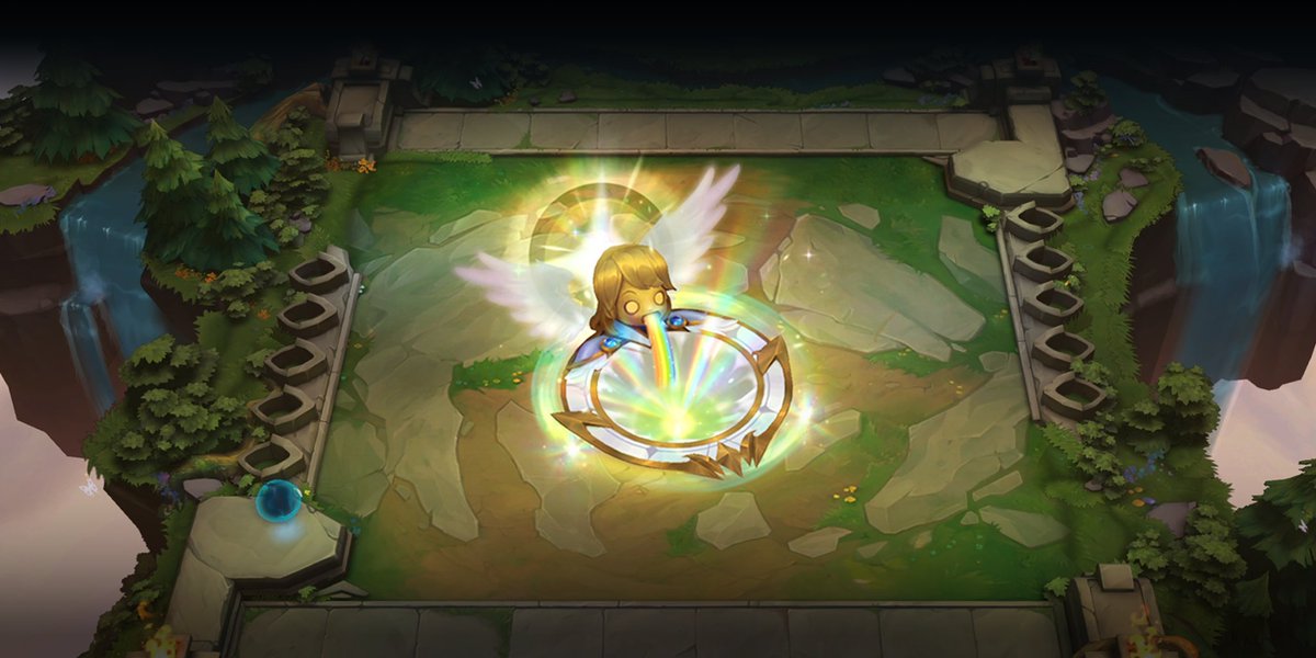 "Lux's Fountain of Rainbows" Mythic Portal skin