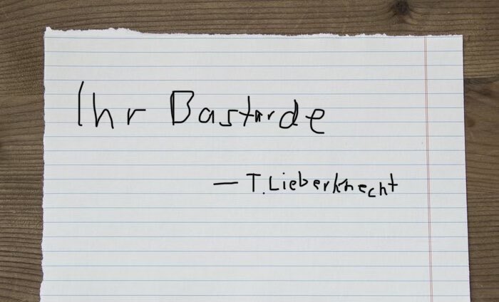 Krass, hab einfach den Zettel gefunden