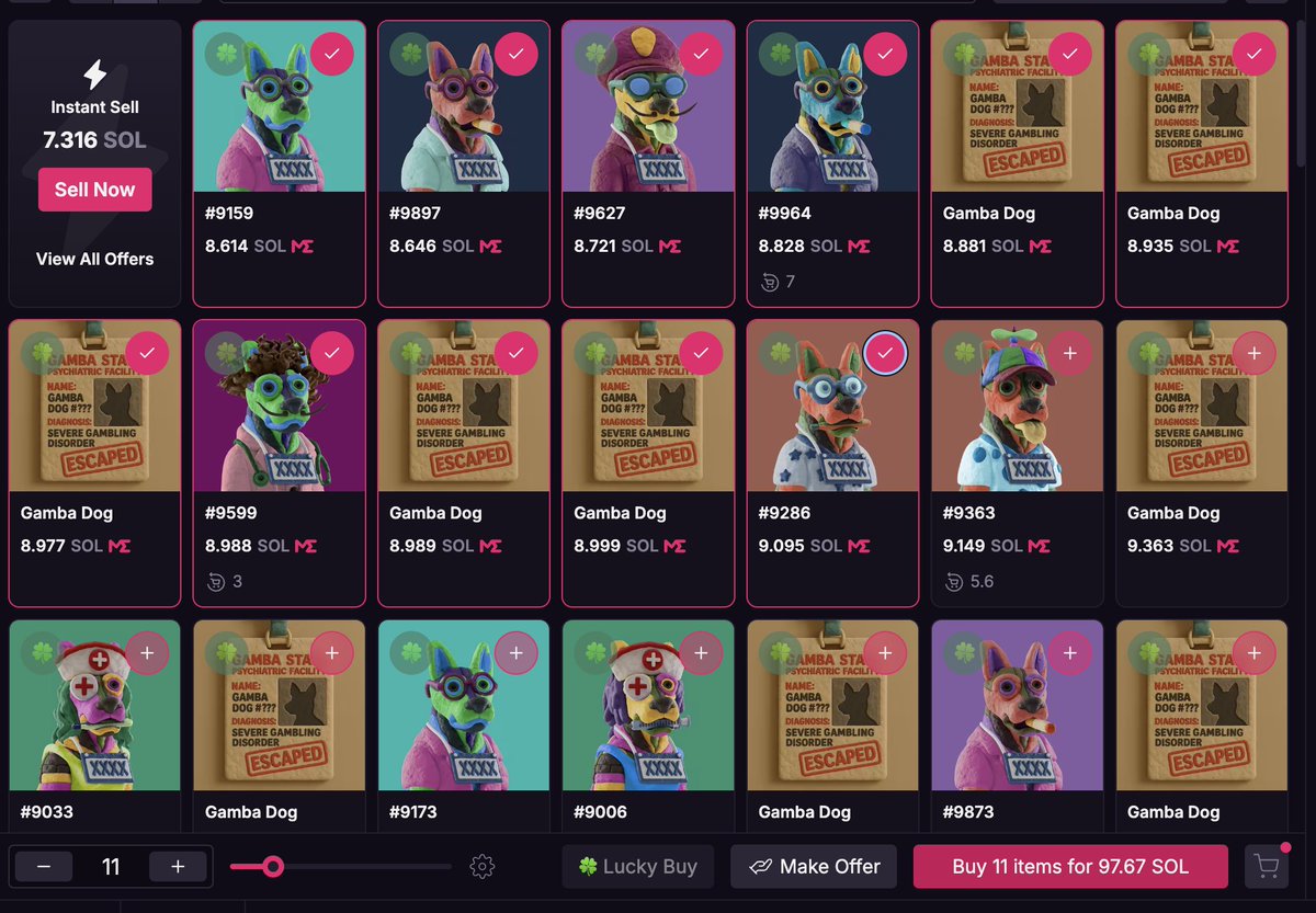 mooncat2878's tweet image. As promised I just swept 11 @gambadogs