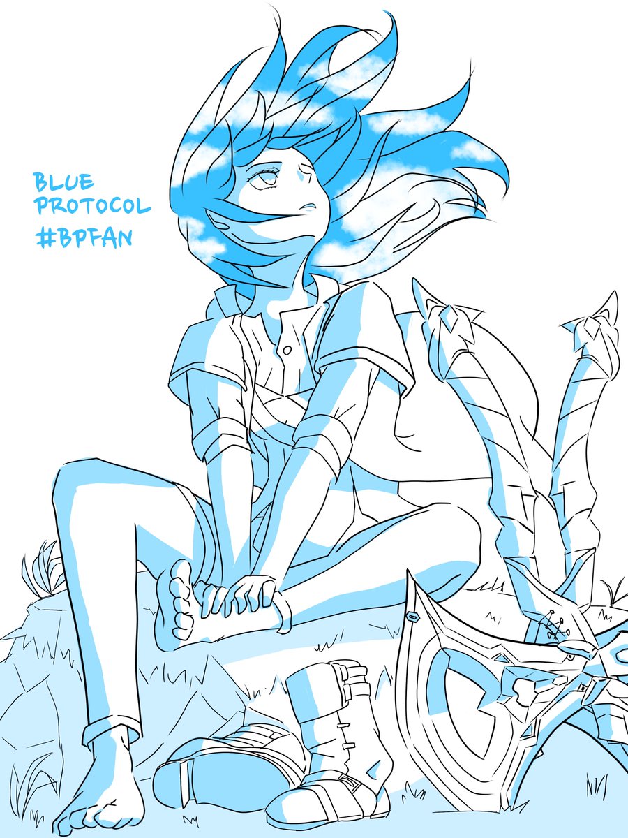 ktr7_bp's tweet image. 『そらいろ』
 #BLUEPROTOCOL  #ブルプロ
 #BPFAN