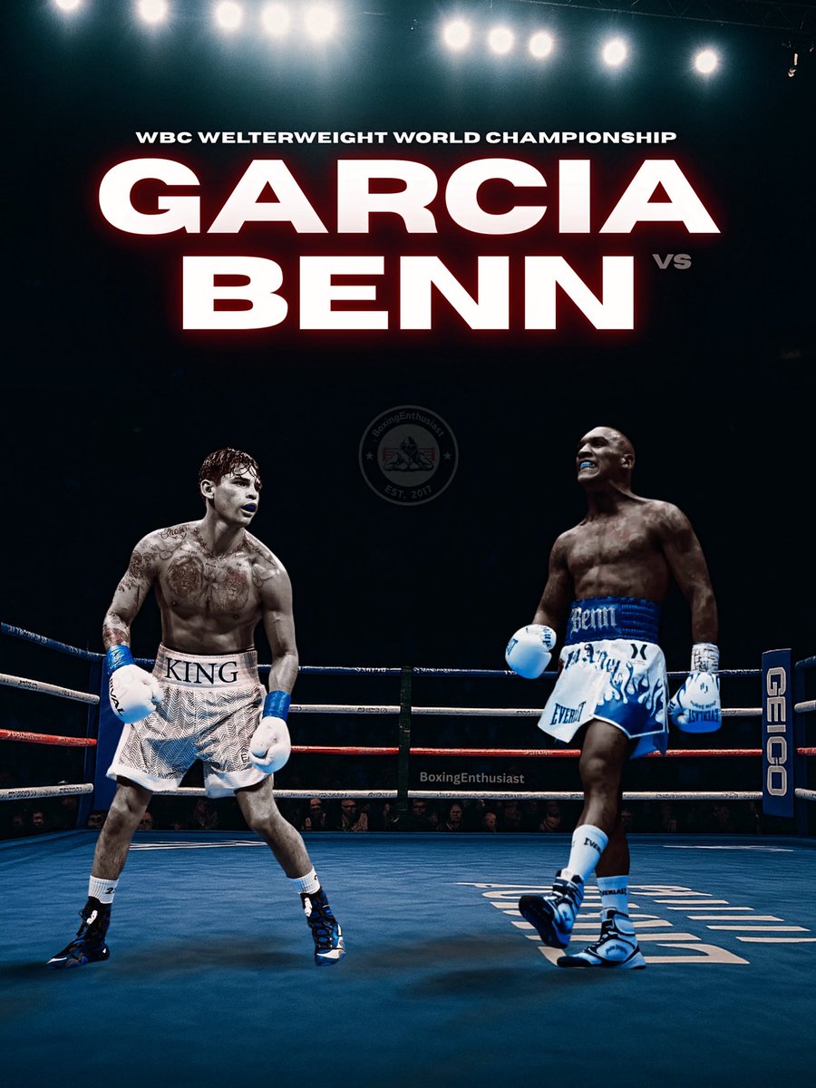Ryan Garcia vs Conor Benn
WHO WINS❓

As long as Ryan beats Mario Barrios next, I’m certain this will be his first title defence as Benn is ranked number one in the WBC 147lbs rankings

#BoxingEnthusiast | #Boxing